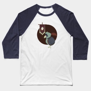 Warrior Bird Baseball T-Shirt